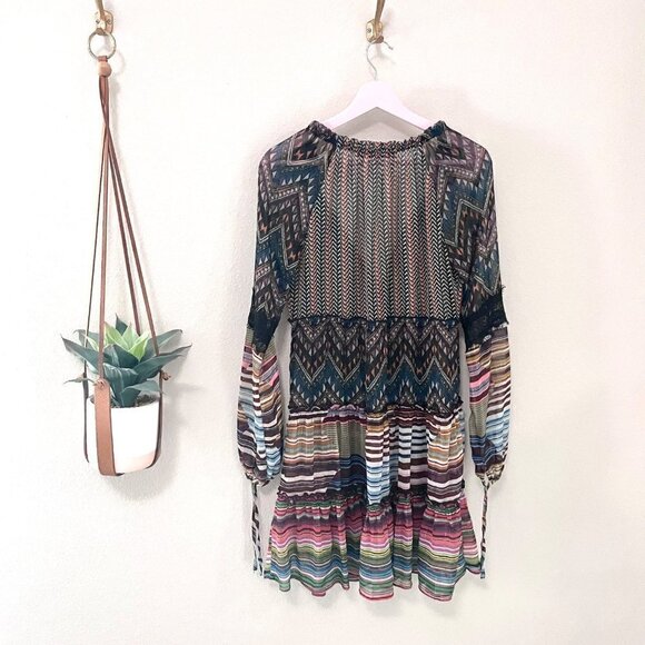 Desigual Women's Lena Woven Long Sleeve Dress Size 36 XS - Picture 4 of 6